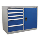 Sealey Premier Industrial&trade; Cabinet/Workstation with 5 Drawers & 1 Shelf API1103B