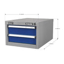 Sealey Premier Industrial&trade; Double Drawer Unit for API Series Workbenches API15