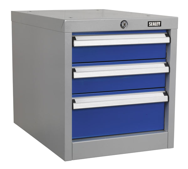 Industrial Triple Drawer Unit for API Series Workbenches