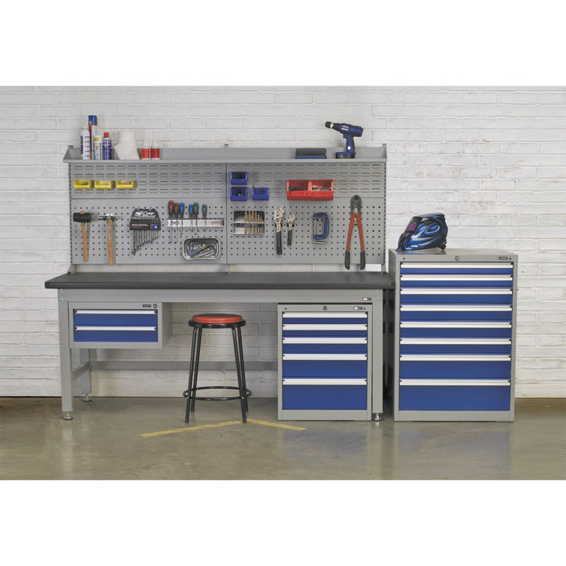 Workbench Steel Industrial 2.1m