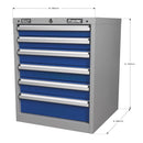 Sealey Premier Industrial&trade; Cabinet 6 Drawer API5656