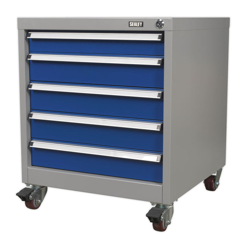 Mobile Industrial Cabinet 5 Drawer