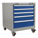 Sealey Premier Industrial&trade; Mobile Industrial Cabinet 5 Drawer API5657B