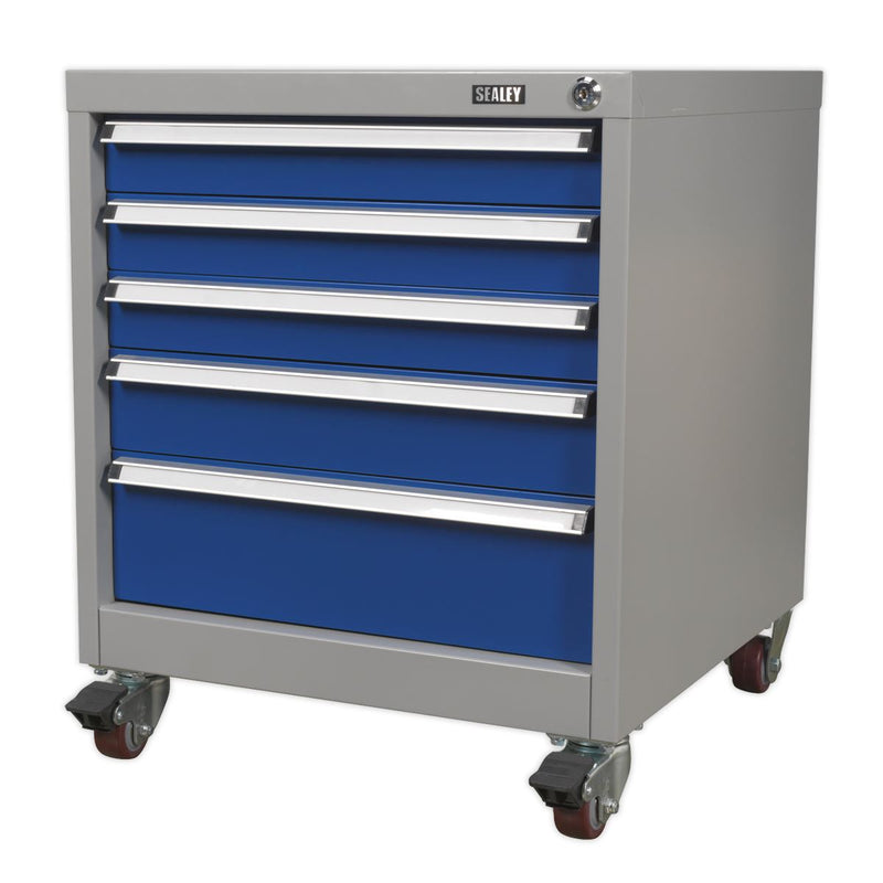 Mobile Industrial Cabinet 5 Drawer