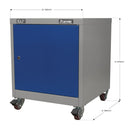 Sealey Premier Industrial&trade; Mobile Industrial Cabinet with 1 Shelf API5659