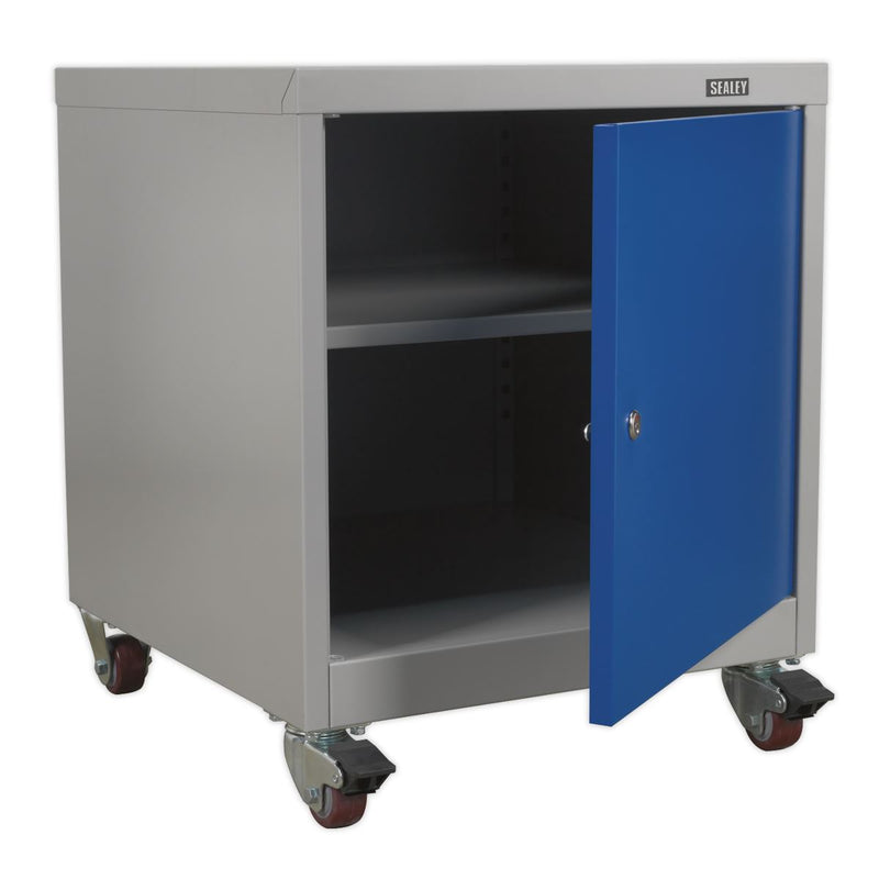 Mobile Industrial Cabinet 1 Shelf Locker