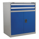 Sealey Premier Industrial&trade; Industrial Cabinet with 2 Drawers & 1 Shelf API8810