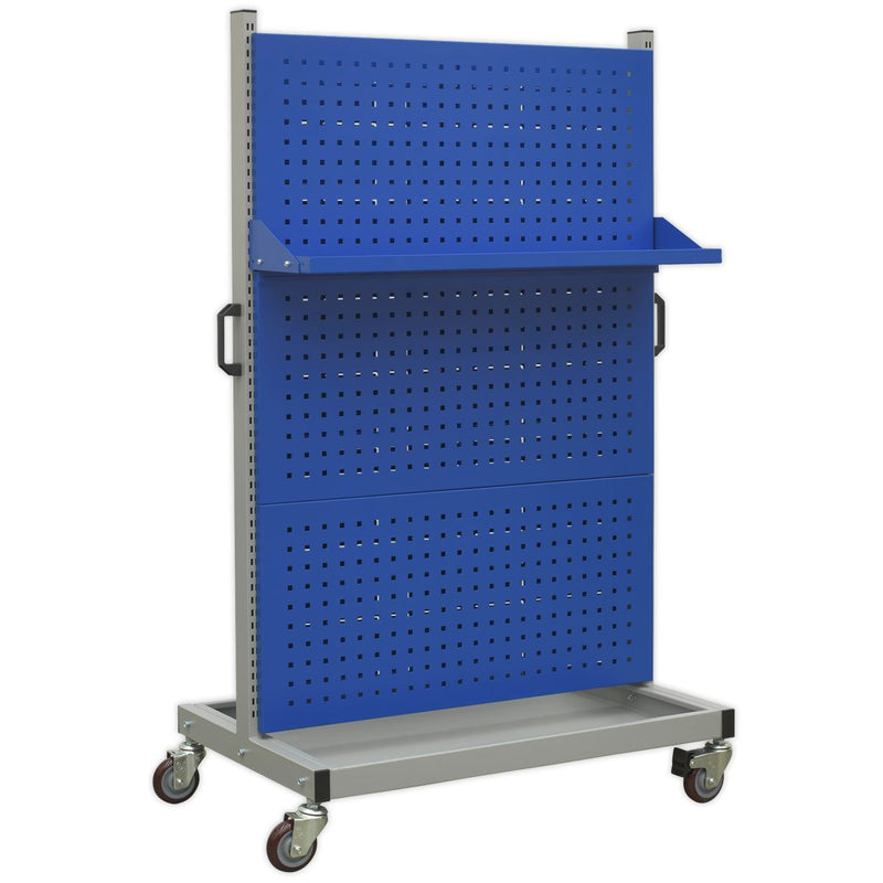 Industrial Mobile Storage System with Shelf