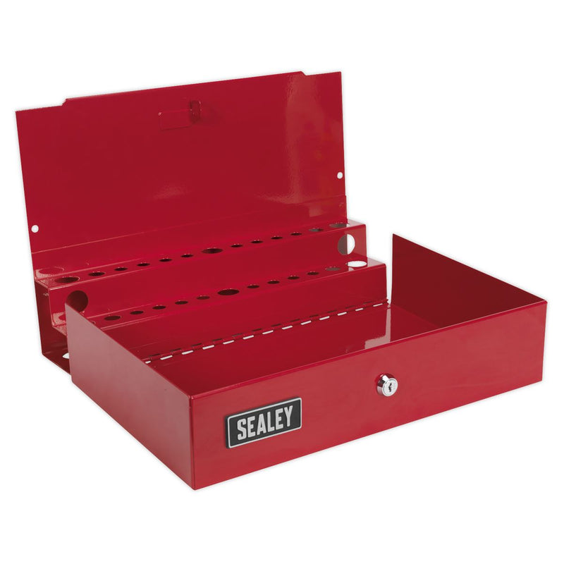 Side Cabinet for Long Handle Tools - Red