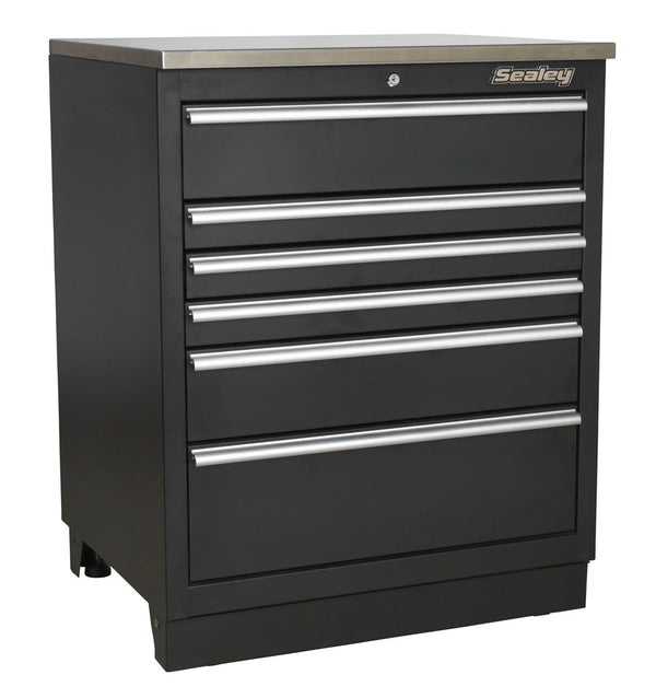 Sealey Premier&trade; Heavy-Duty Modular Floor Cabinet 6 Drawer 775mm APMS03