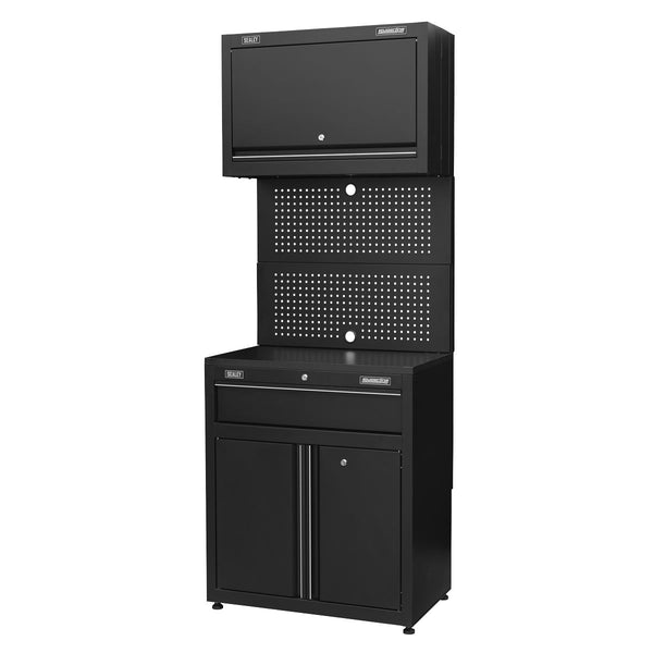 Rapid-Fit 1 Drawer Cabinet & Wall Cupboard