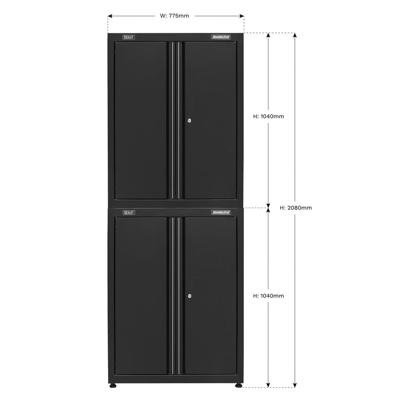 Rapid-Fit Dual Stacking Cabinets