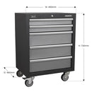 Sealey Superline PRO&reg; Modular Mobile Cabinet 5 Drawer 650mm APMS58