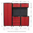 Sealey American PRO&reg; Modular Storage System 2.0m APMS80COMBO3