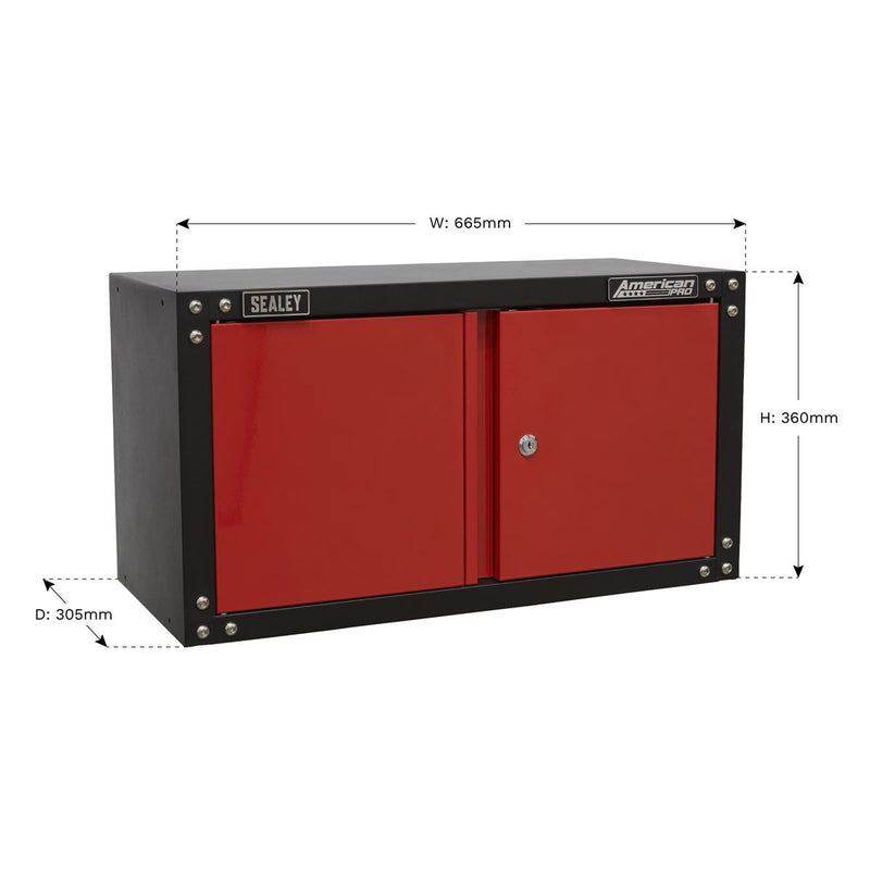 Modular 2 Door Wall Cabinet 665mm