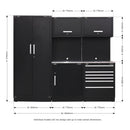 Sealey Premier&trade; Storage System with Stainless Worktop 2.48m APMSCOMBO1SS