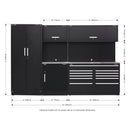 Sealey Premier&trade; Storage System with Stainless Worktop 3.26m APMSCOMBO2SS