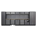 Sealey Superline PRO&reg; Storage System with Wood Worktop 4.92m APMSSTACK01W