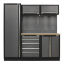 Sealey Superline PRO&reg; Storage System with Wood Worktop 1.96m APMSSTACK02W
