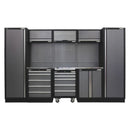 Sealey Superline PRO&reg; Storage System with Stainless Worktop 3.24m APMSSTACK03SS