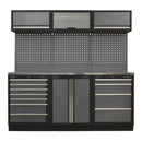 Sealey Superline PRO&reg; Storage System with Stainless Worktop 2.04m APMSSTACK07SS