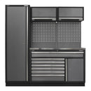 Sealey Superline PRO&reg; Storage System with Stainless Steel Worktop 1.96m APMSSTACK09SS