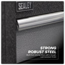 Sealey Superline PRO&reg; Storage System with Stainless Steel Worktop 1.96m APMSSTACK10SS