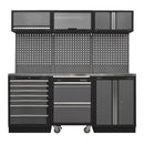 Sealey Superline PRO&reg; Storage System with Stainless Steel Worktop 2.04m APMSSTACK12SS
