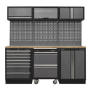 Sealey Superline PRO&reg; Storage System with Pressed Wood Worktop 2.04m APMSSTACK12W