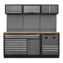 Sealey Superline PRO&reg; Modular Storage System Combo with Pressed Wood Worktop APMSSTACK14W