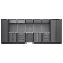 Sealey Superline PRO&reg; Storage System with Stainless Worktop 4.92m APMSSTACK17SS