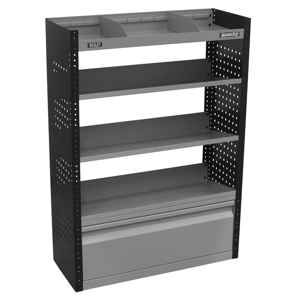 Sealey Superline PRO&reg; Modular Slanted Shelf Van Storage System APMSVCOMBO2