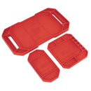 Sealey Non-Slip Flexible Tool Trays - Pack of 3 APNST4