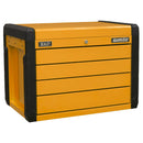 Sealey Superline PRO&reg; Push-to-Open Topchest 4-Drawer - Orange APPD4O