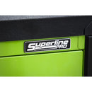Sealey Superline PRO&reg; Push-To-Open Topchest & Rollcab Combination 11 Drawer - Green APPDSTACKG