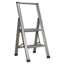 Sealey Professional Folding Step Ladder 2-Step Aluminium 150kg Capacity APSL2