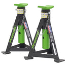 Sealey Premier Axle Stands (Pair) 3 Tonne Capacity per Stand - Green AS3G