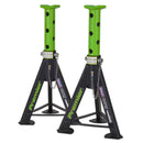 Sealey Premier Axle Stands (Pair) 6 Tonne Capacity per Stand - Green AS6G