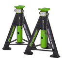 Sealey Premier Axle Stands (Pair) 6 Tonne Capacity per Stand - Green AS6G