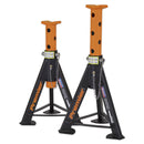 Sealey Premier Axle Stands (Pair) 6 Tonne Capacity per Stand - Orange AS6O