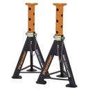 Sealey Premier Axle Stands (Pair) 6 Tonne Capacity per Stand - Orange AS6O