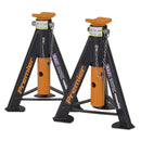 Sealey Premier Axle Stands (Pair) 6 Tonne Capacity per Stand - Orange AS6O
