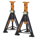 Sealey Premier Axle Stands (Pair) 6 Tonne Capacity per Stand - Orange AS6O