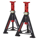 Sealey Premier Axle Stands (Pair) 6 Tonne Capacity per Stand - Red AS6R