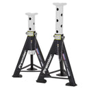 Sealey Premier Axle Stands (Pair) 6 Tonne Capacity per Stand - White AS6