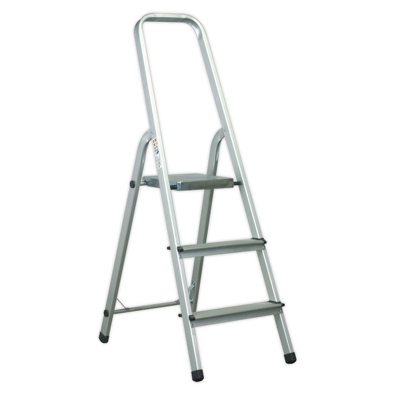 Aluminium Step Ladder 3-Tread EN 131