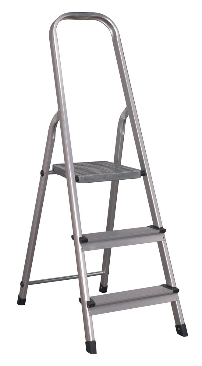 Aluminium Step Ladder 3-Tread EN 131