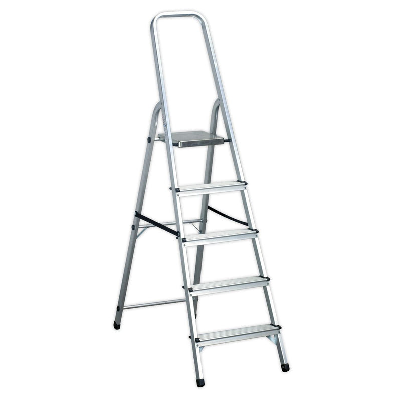 Aluminium Step Ladder 5-Tread EN 131