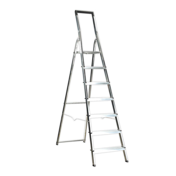 Aluminium Step Ladder 7-Tread EN 131