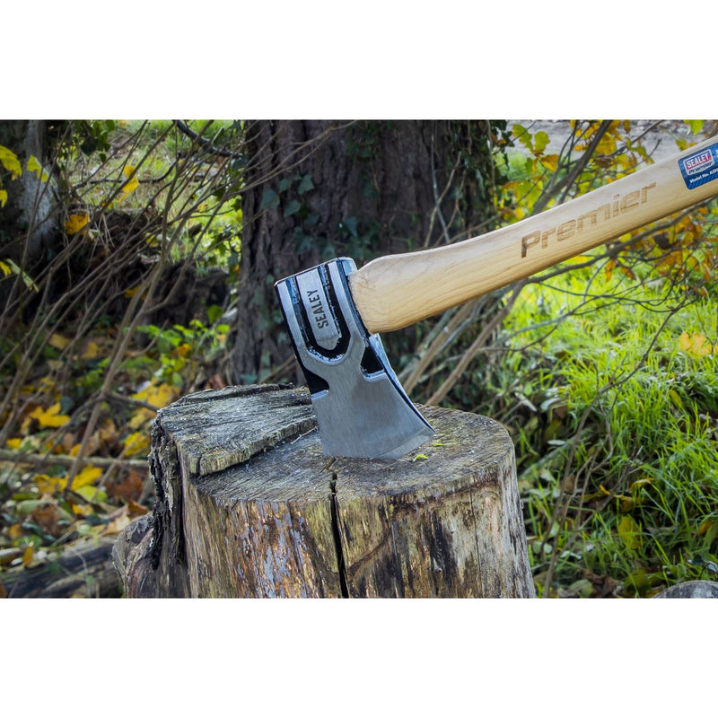 Sealey Felling Axe 3.5lb Hickory Shaft AXH99